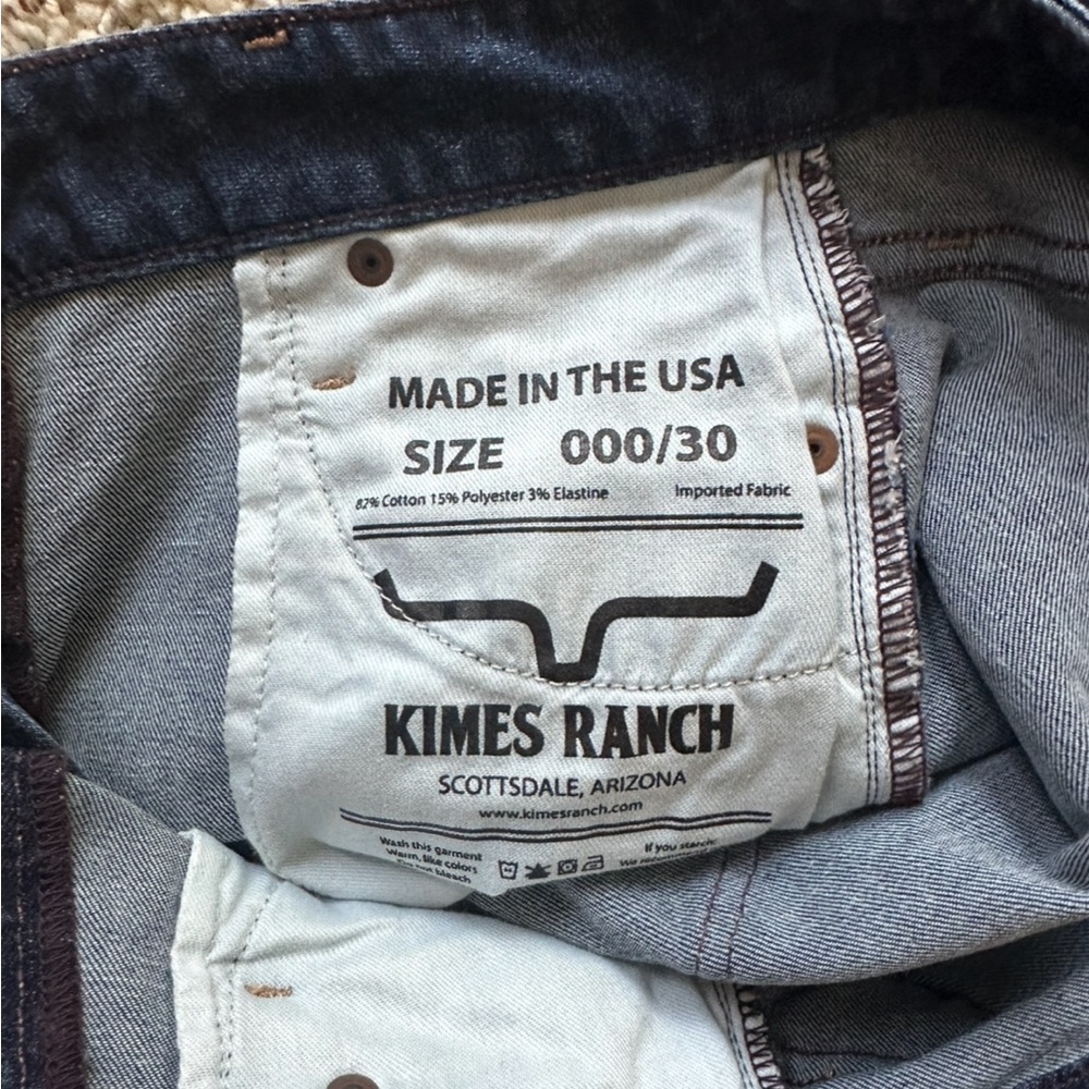 Kimes Ranch Blue Flare Wide Leg Jeans - Picture 3 of 4